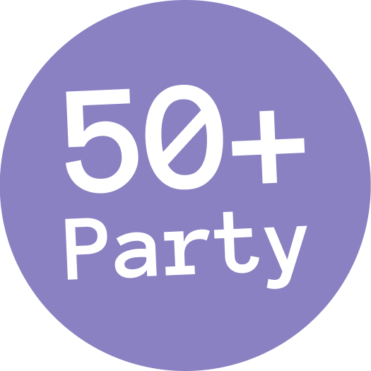 50 Plus Party | 50+ Party